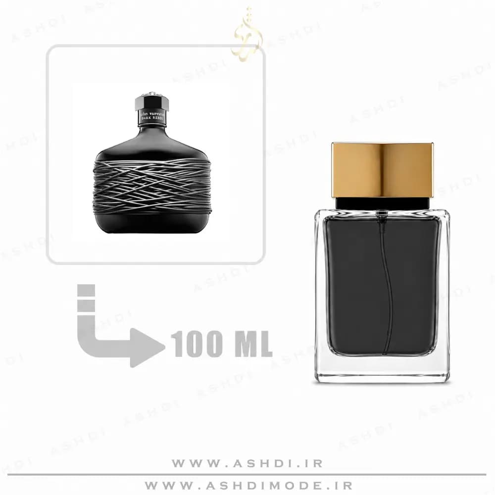 عطر جان وارواتوس دارک ریبل 100 میل اشدی | John Varvatos Dark Rebel 100ml ASHDI — تصویر ۲