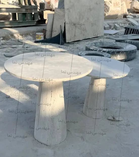 میز عسلی سنگی کد 4068 — تصویر ۲