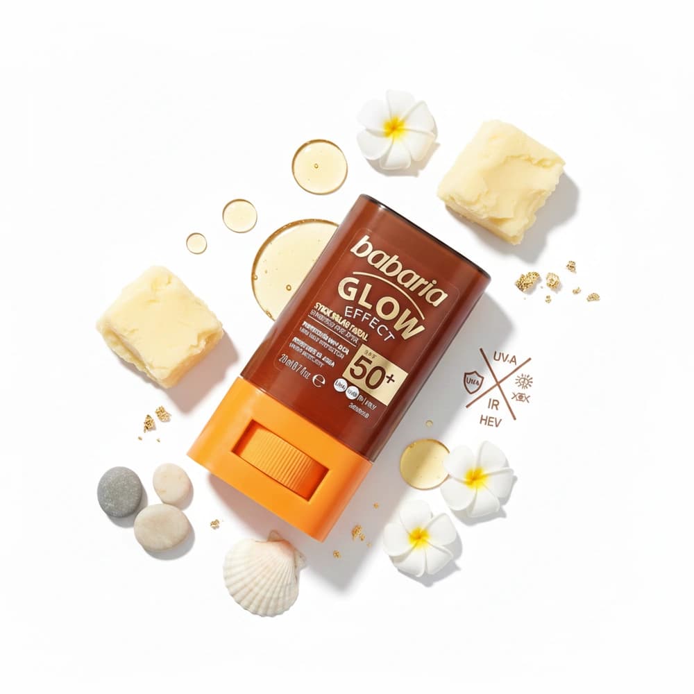 کرم ضد آفتاب SPF 50 اکلیلی استیکی باباریا 20 میل — تصویر ۴