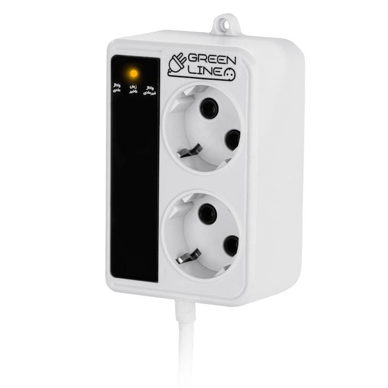 محافظ ولتاژ گرین لاین مدل GLP162W – محافظ ماشین لباسشویی و لوازم خانگی پرمصرف — تصویر ۱۲
