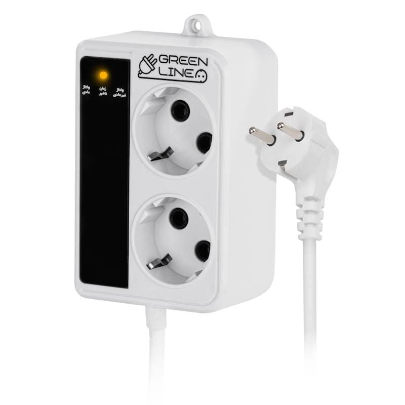 محافظ ولتاژ گرین لاین مدل GLP162W – محافظ ماشین لباسشویی و لوازم خانگی پرمصرف — تصویر ۹