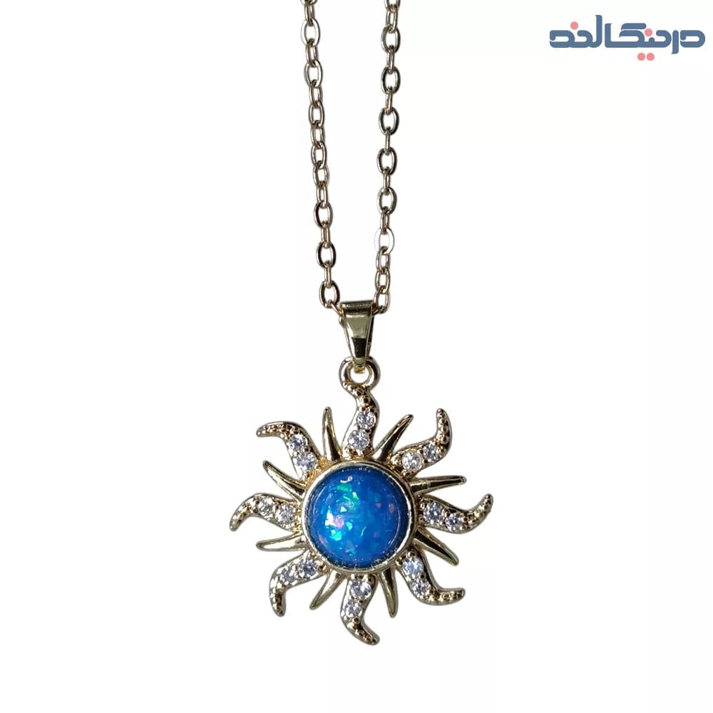 گردنبند دخترانه خورشید استیل