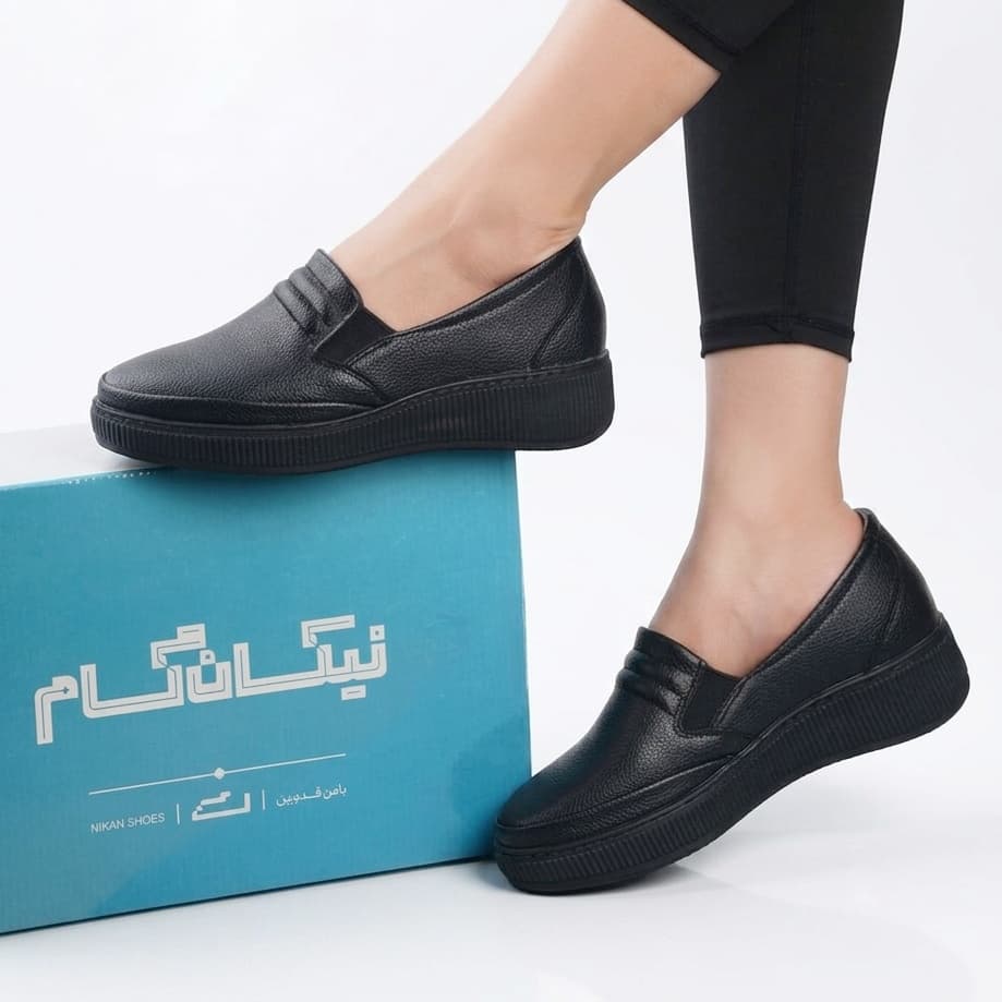 کفش طبی زنانه مخصوص خارپاشنه مدل برلین نیکان گام — تصویر ۴