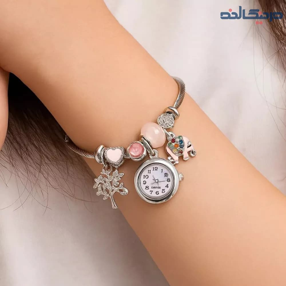 دستبند پاندورا ساعت دار طرح فیل — تصویر ۶
