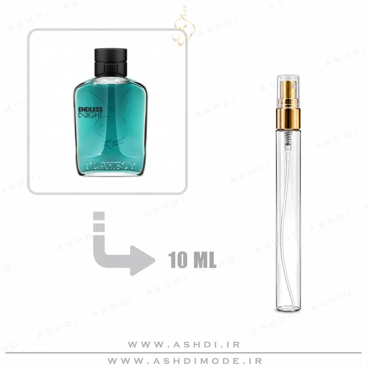 دکانت 10 میل عطر ادکلن پلی بوی اندلس نایت فور هیم مردانه | Playboy Endless Night For Him 10ml Decant
