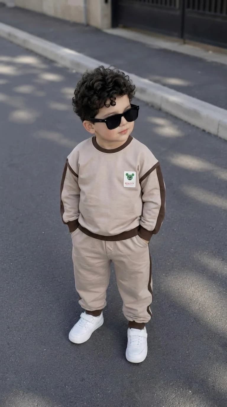 ست بلوز و شلوار بچگانه فندی کد 8471