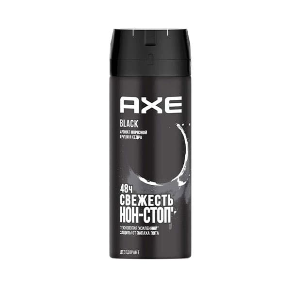 اسپری مردانه اکس مدل Black حجم 150 میل