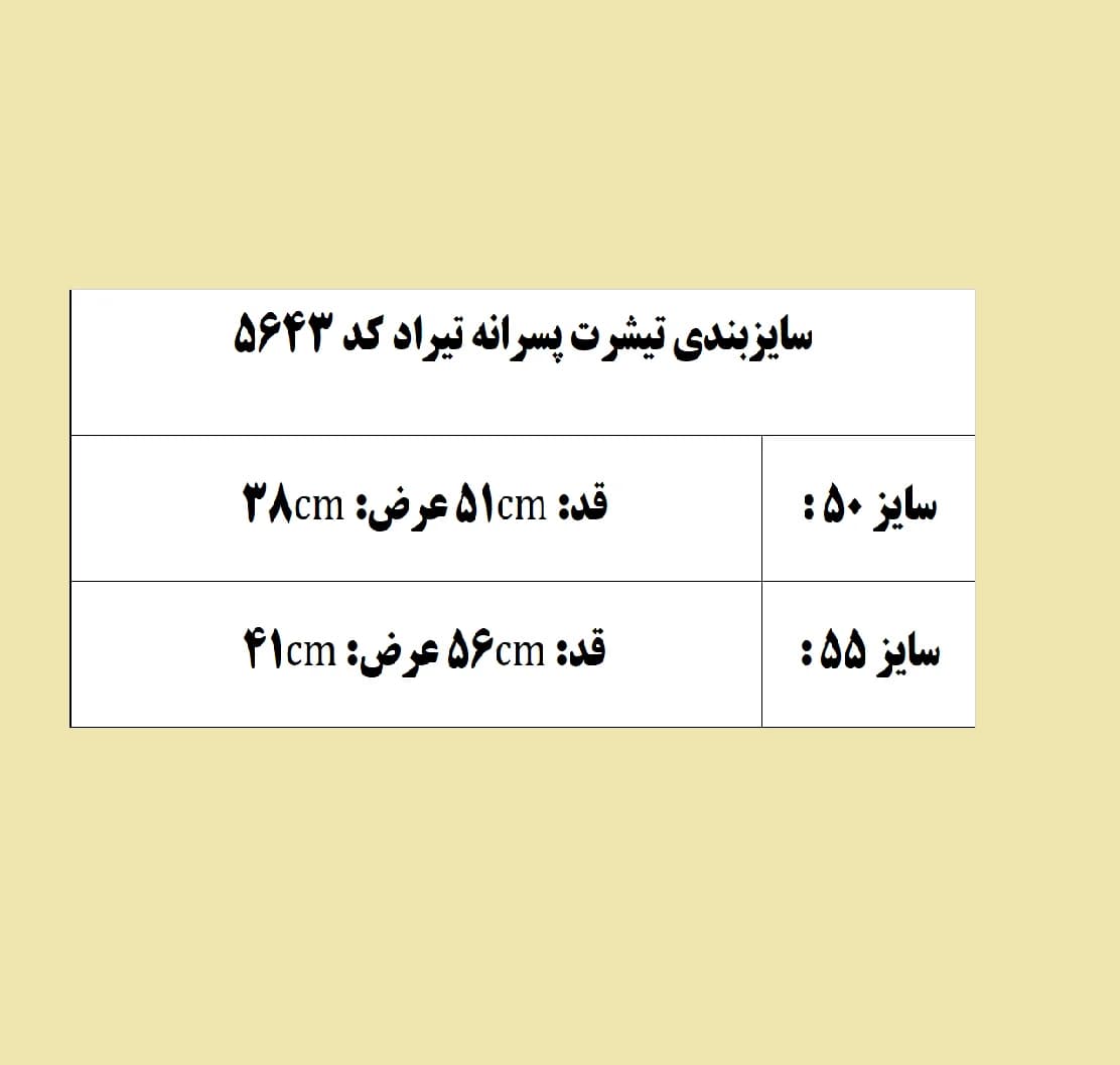 تیشرت پسرانه تیراد کد 5643 — تصویر ۷