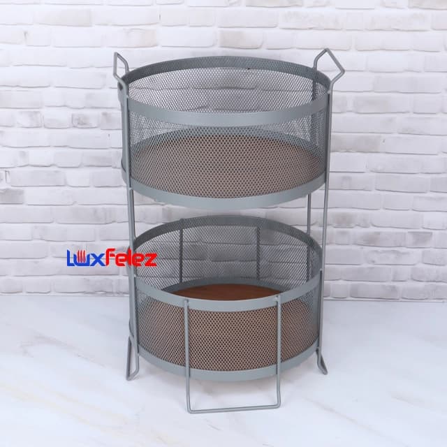 چا پیازی سناتور مدل افرا گرد کف چوب 2 طبقه — تصویر ۸
