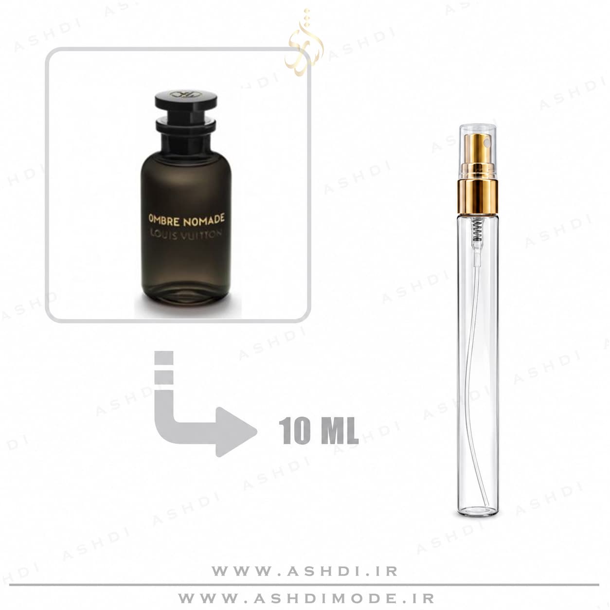 دکانت عطر ادکلن لویی ویتون آمبر نومد 10 میل اصلی | Louis Vuitton Ombre Nomade Decant 10ml Original — تصویر ۳