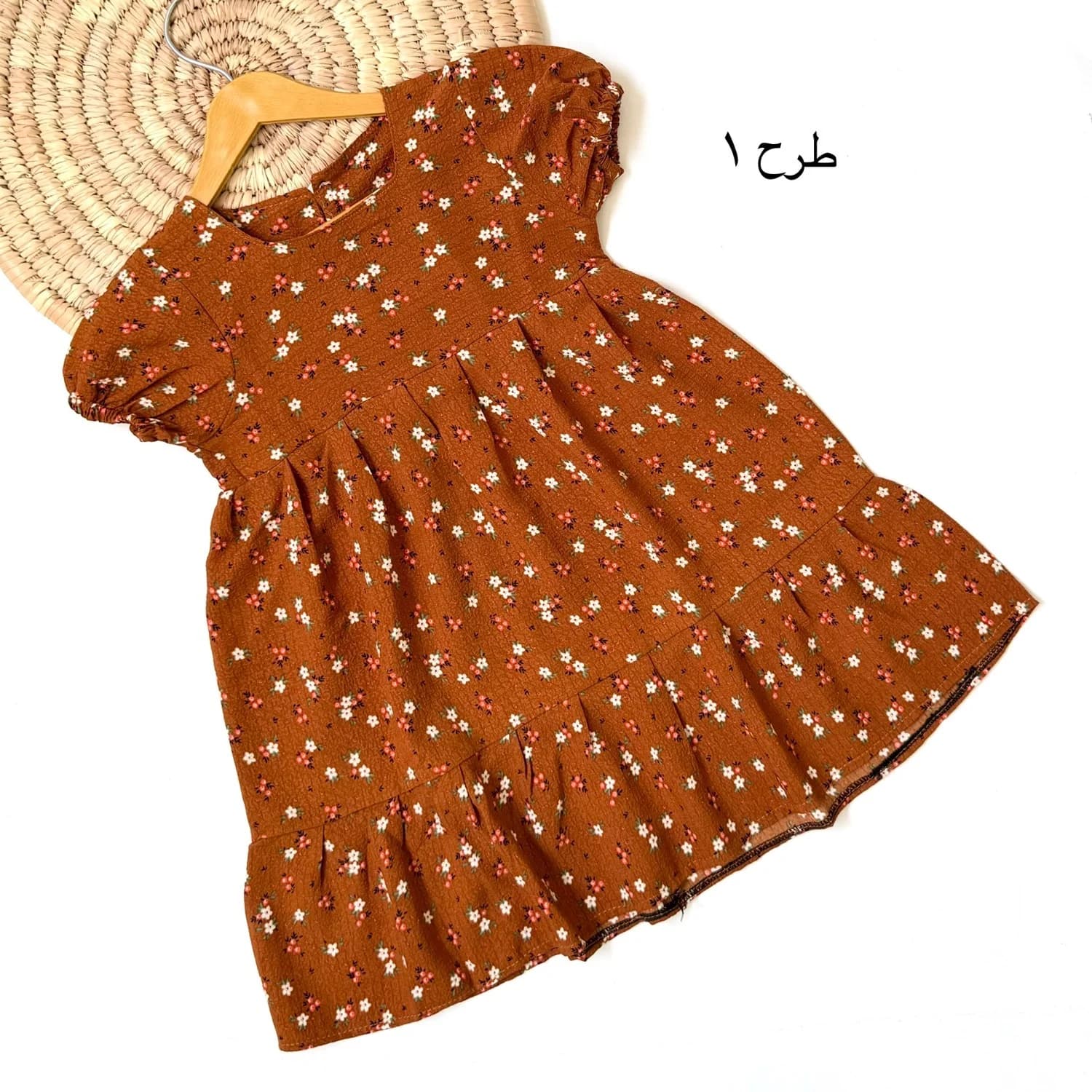 پیراهن دخترانه گلشید کد 5636 — تصویر ۶
