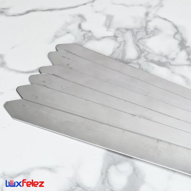 سیخ کباب استیل مدل کوبیده 2/5 سانت — تصویر ۳