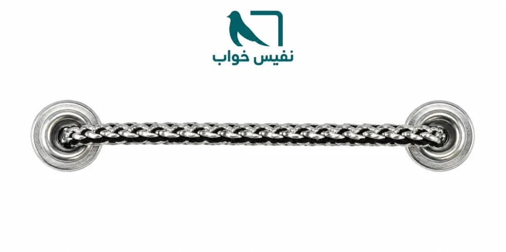 دستگیره قیطانی تشک سفید مشکی — تصویر ۴