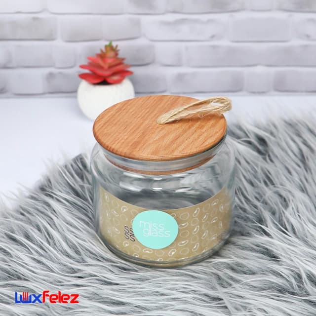بانکه میس گلس درب چوب متوسط