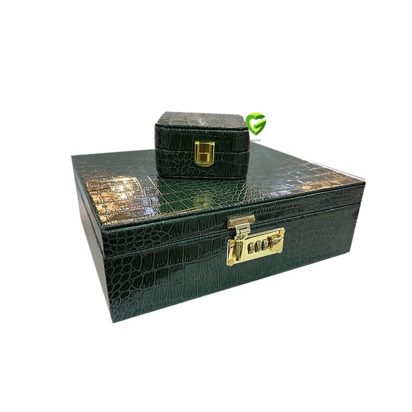 جعبه جواهرات سبز کد2570 — تصویر ۵