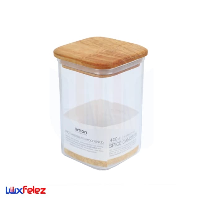 بانکه لیمون مدل سارینا درب چوب 400ML