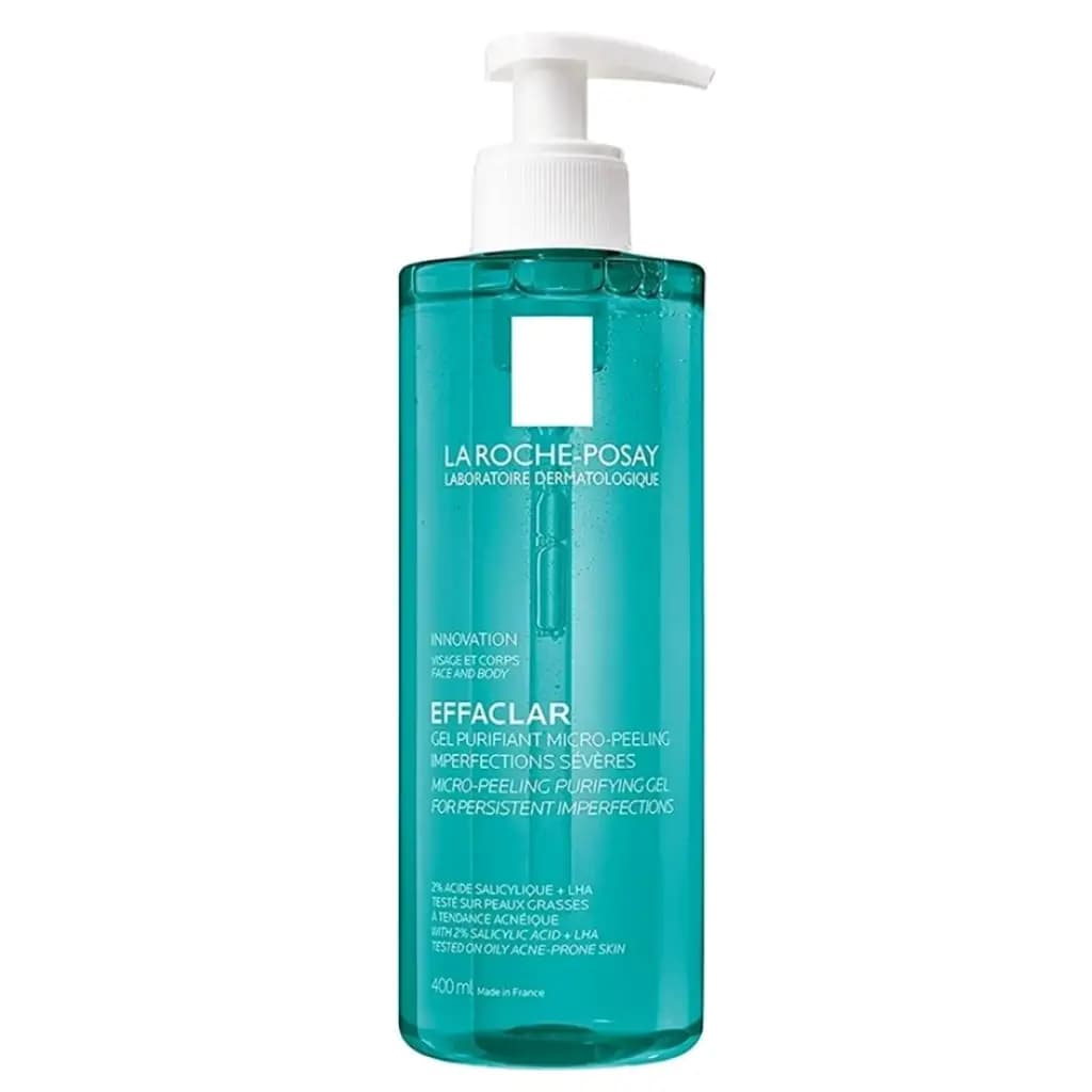 ژل شستشو و لایه بردار صورت و بدن لاروش پوزای Effaclar Micro-Peeling حجم 400 میلی‌لیتر