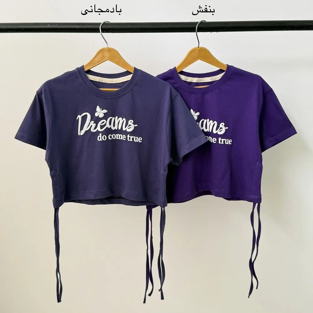 تیشرت کراپ دخترانه دریما کد 5589 — تصویر ۵