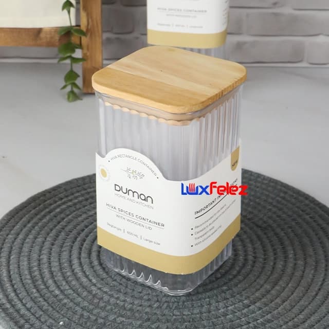 بانکه دومان درب چوب مدل چوب 500ML شیار دار — تصویر ۴