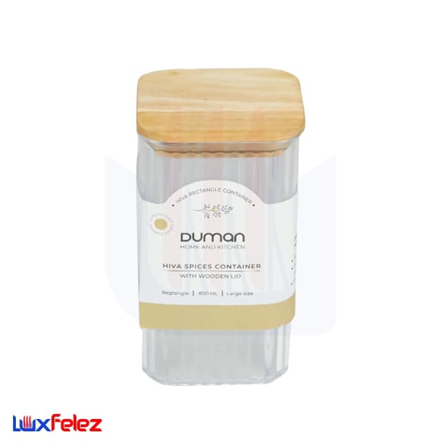 بانکه دومان درب چوب مدل چوب 500ML شیار دار — تصویر ۲