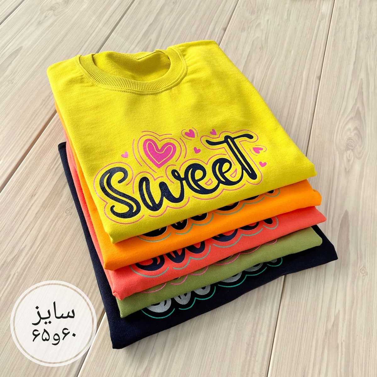 بلوز دخترانه سوییت قلبی کد 6266