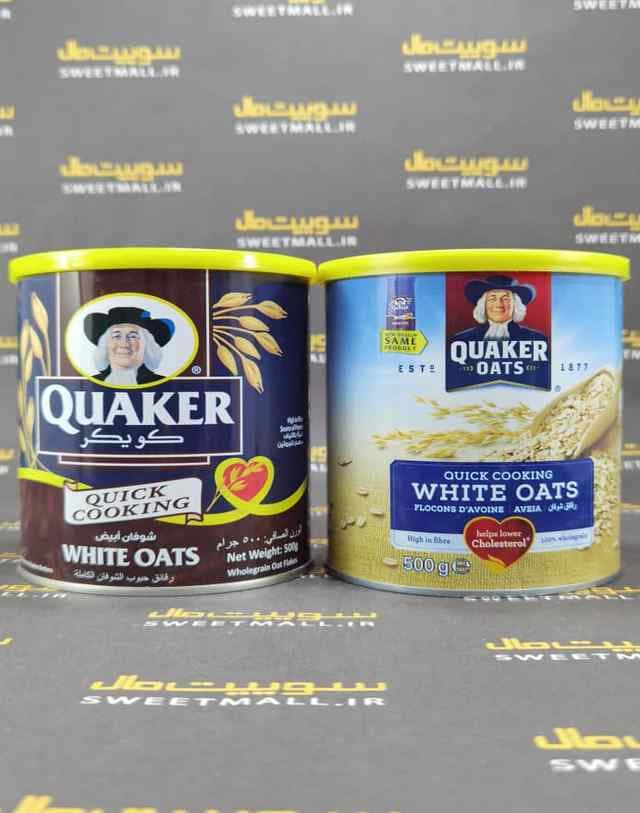 جو دو سر سفید کواکر 500 گ Quaker