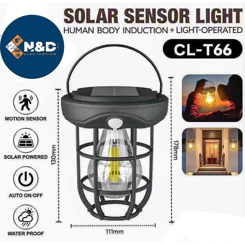 چراغ فانوسی خورشیدی مدل CL-T66 — تصویر ۵