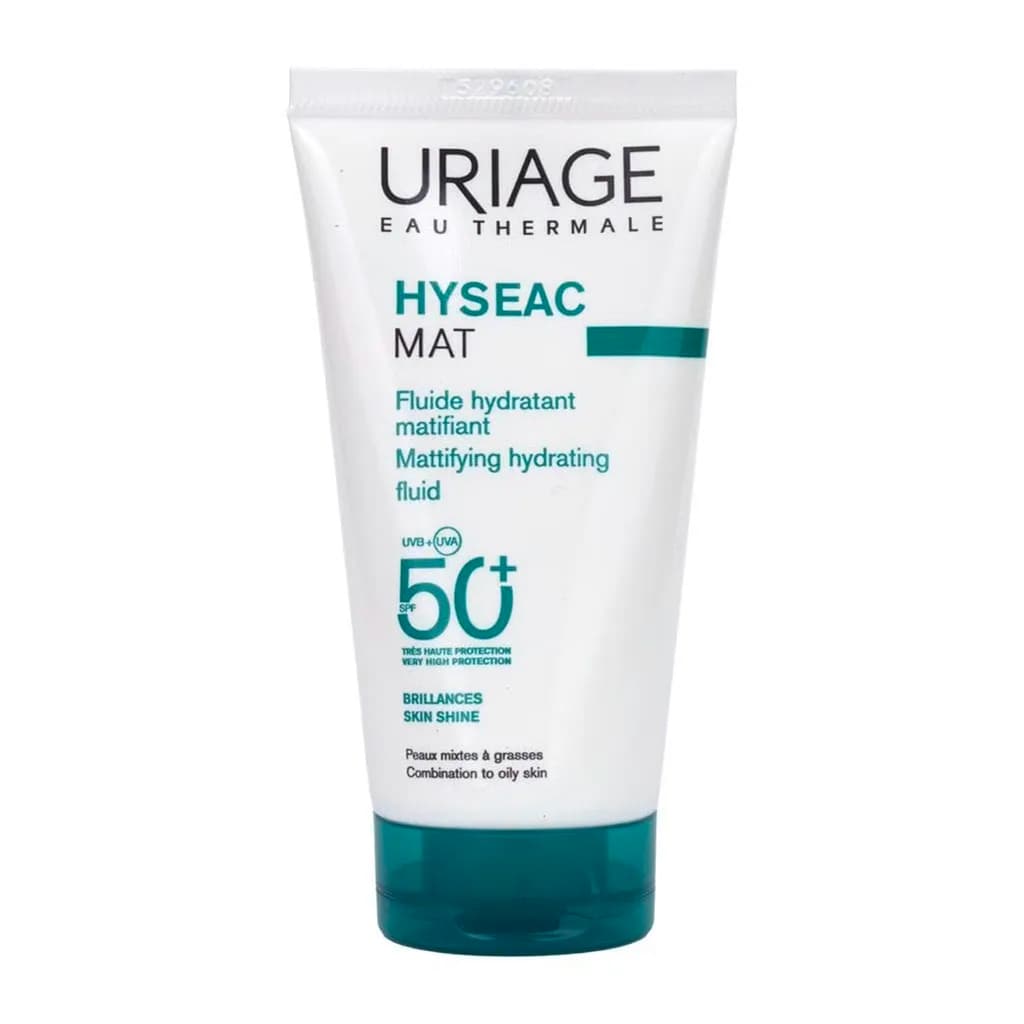 فلوئید ضد آفتاب بی رنگ اوریاژ +SPF50 مدل Hyseac مناسب پوست های چرب و مختلط
