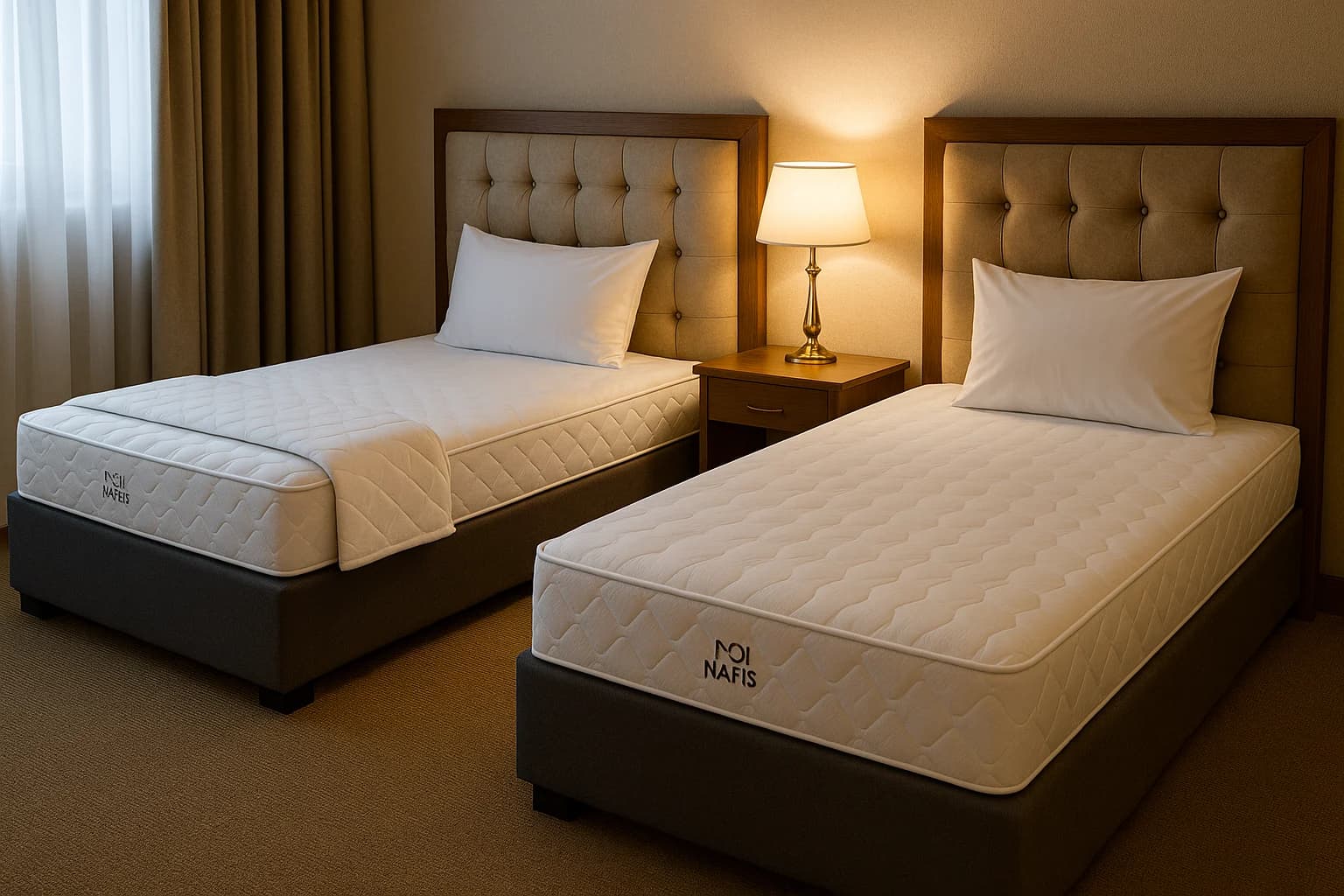 تشک نیلوفر C نفیس | یک نفره سایز 120*200 — تصویر ۴