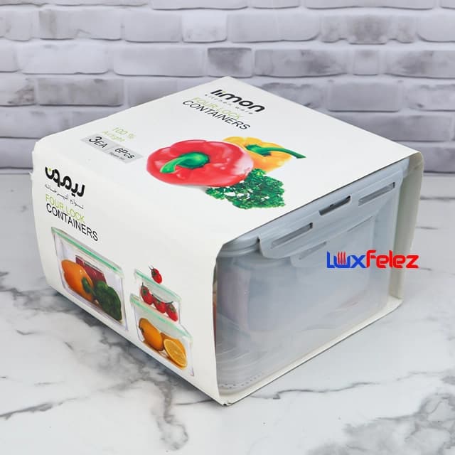 باکس میوه و سبزی لیمون مدل 6 پارچه — تصویر ۶