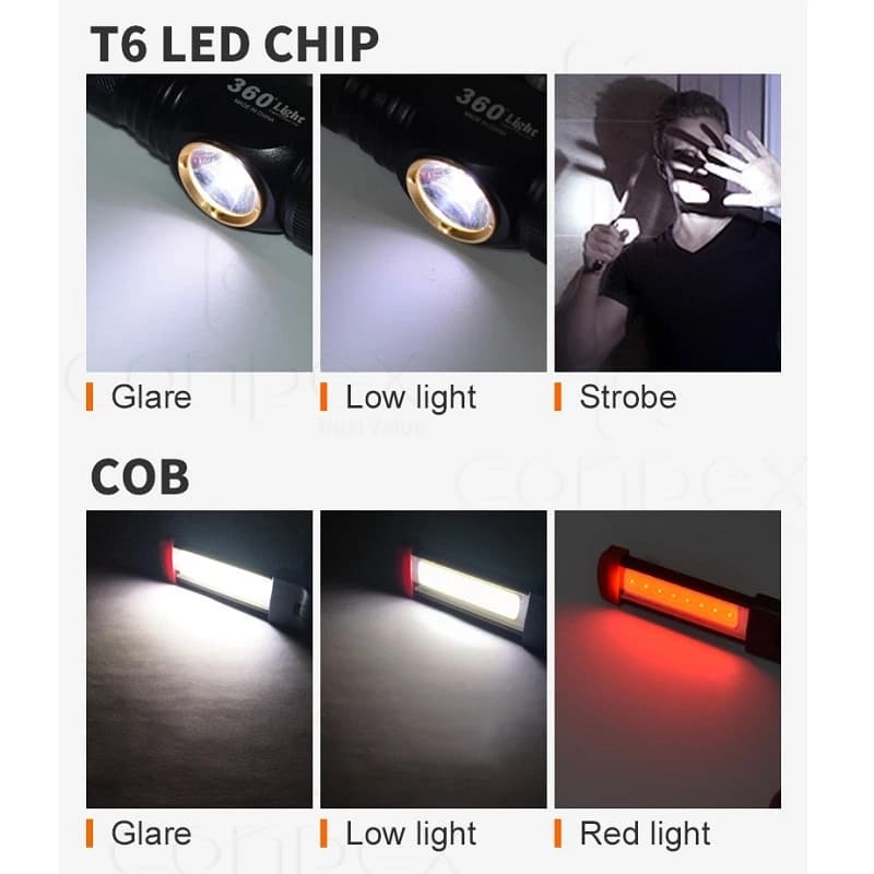 چراغ قوه کمپینگ 360 لایت مدل TW-1021 — تصویر ۷