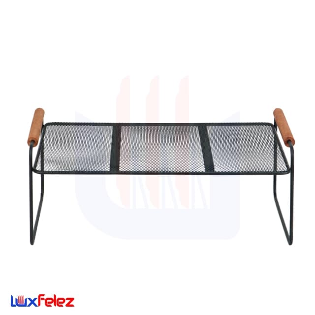 شلف داخل کابینت سناتور مدل یک طبقه دسته چوبی — تصویر ۲