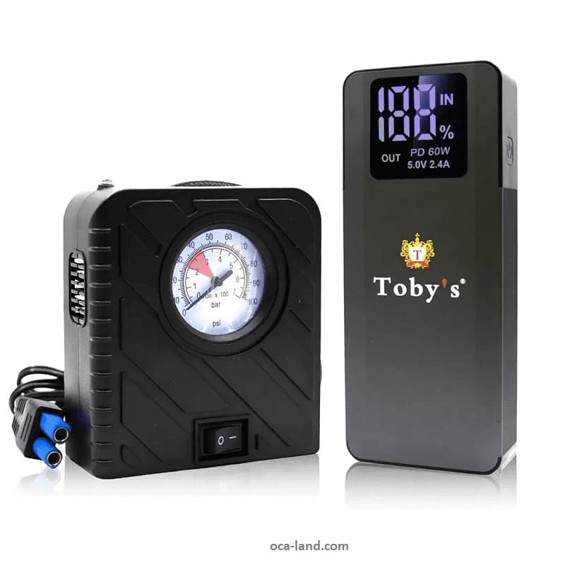 جامپ استارتر و پمپ باد توبیز مدل T66 PRO (X20) — تصویر ۸