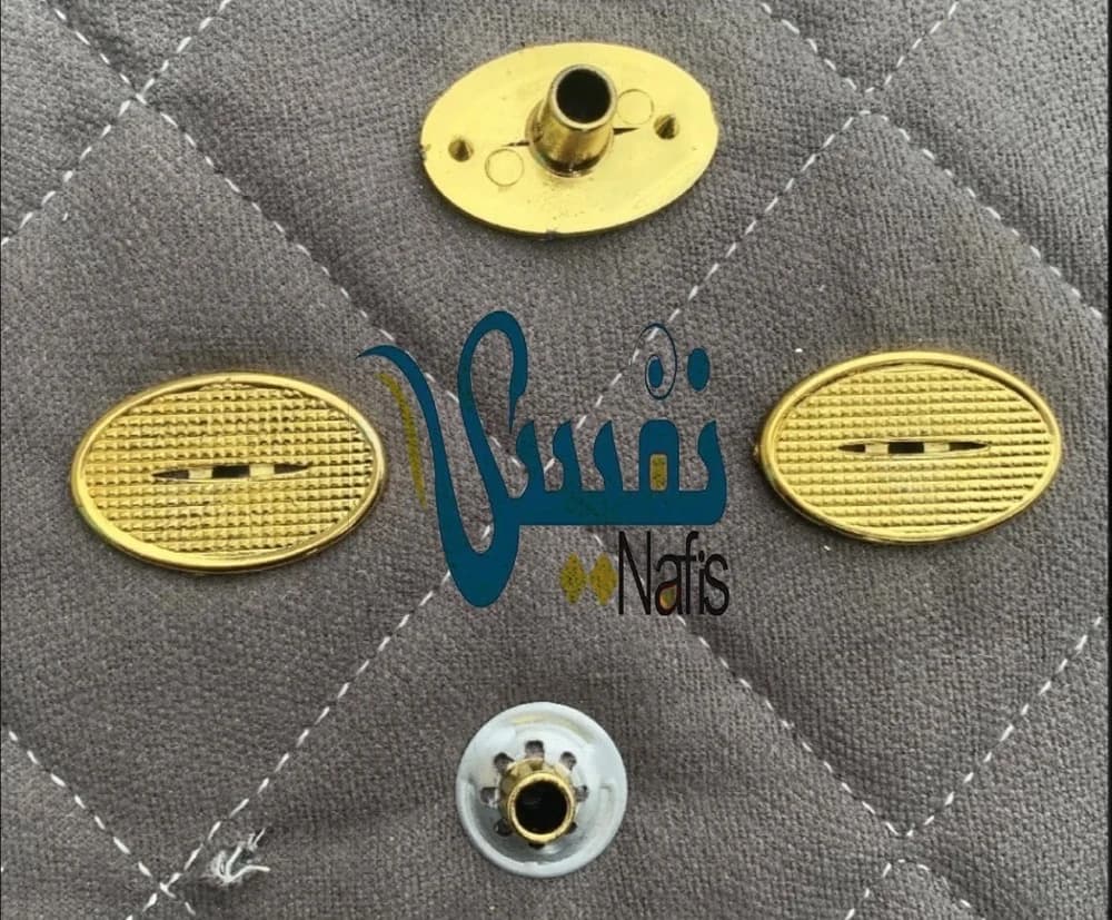 هواکش یا سوپاپ هوای تشک بیضی طلایی 4cm — تصویر ۳