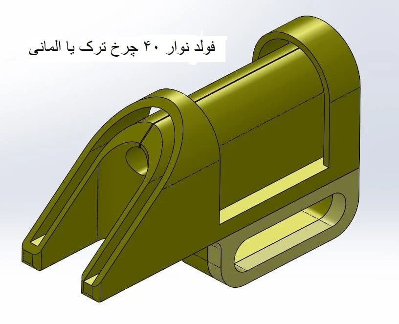 فولدر نوار چرخ خیاطی ترک 42 میلیمتر