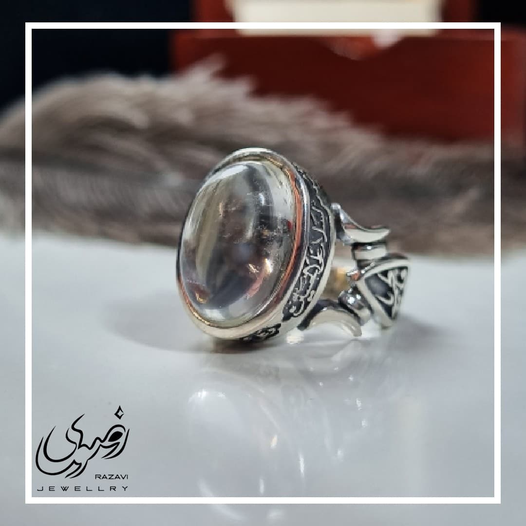 ست انگشتر آلیاژ نقره روس مردانه و زنانه در نجف اصلی — تصویر ۴
