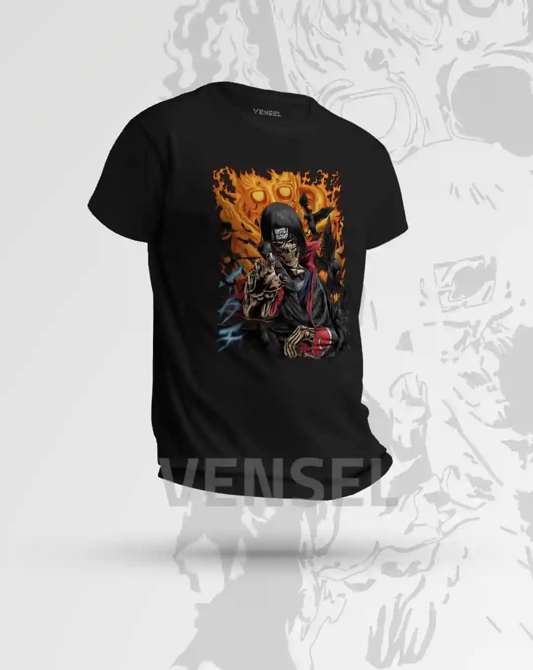 تیشرت Naruto طرح Itachi Uchiha کد T-894