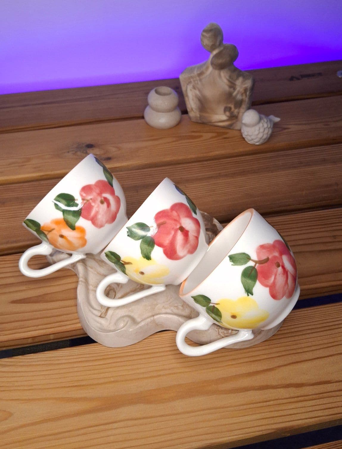 فنجان گلدار شکس (shex) — تصویر ۳