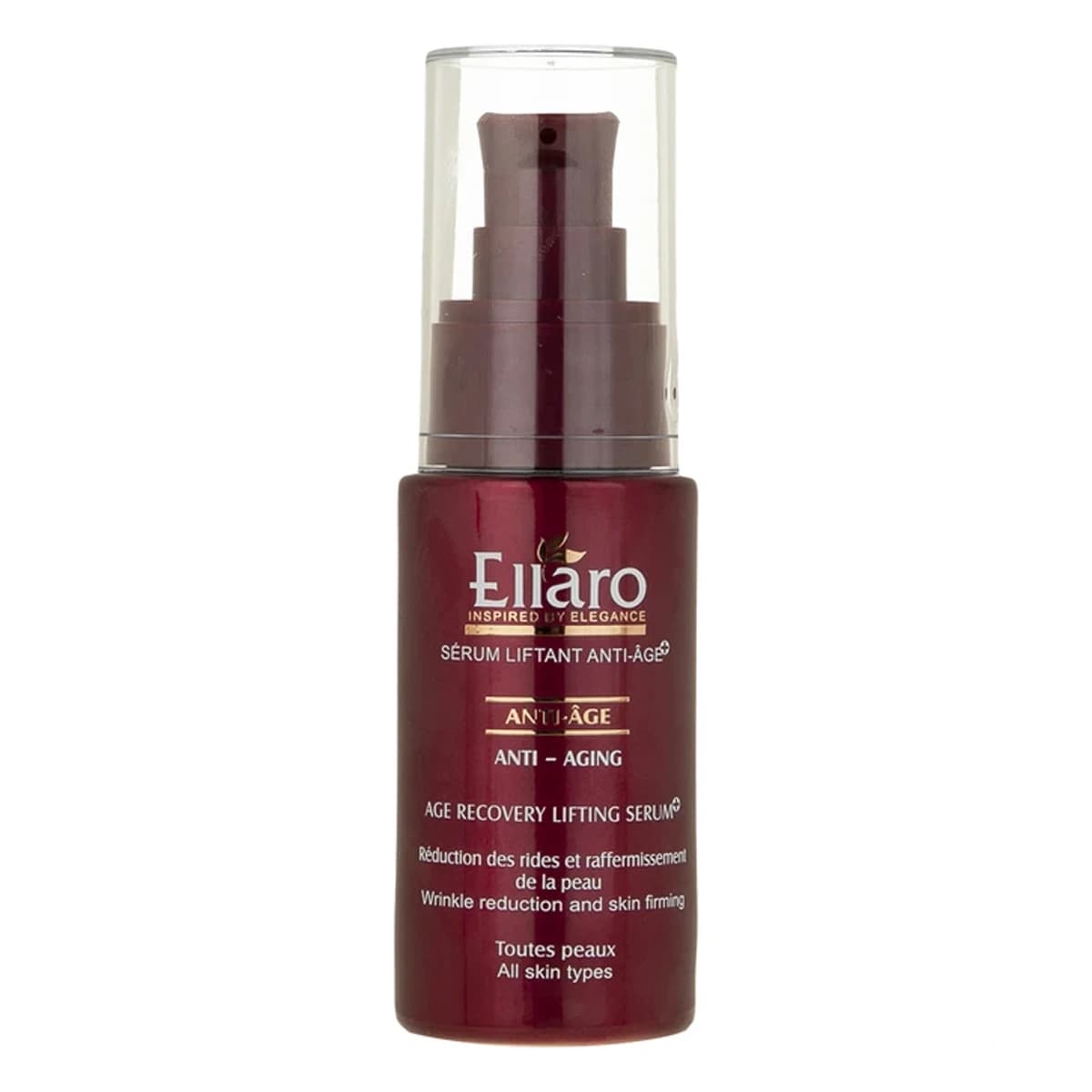 سرم ضد چروک ایج ریکاوری الارو مدل Anti Aging