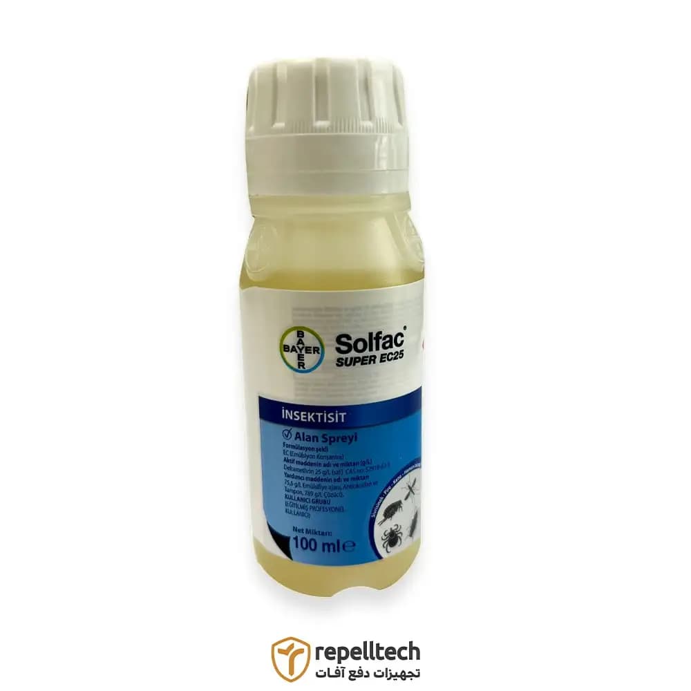 سم حشره کش Solfac super sc 100ml بایر — تصویر ۳