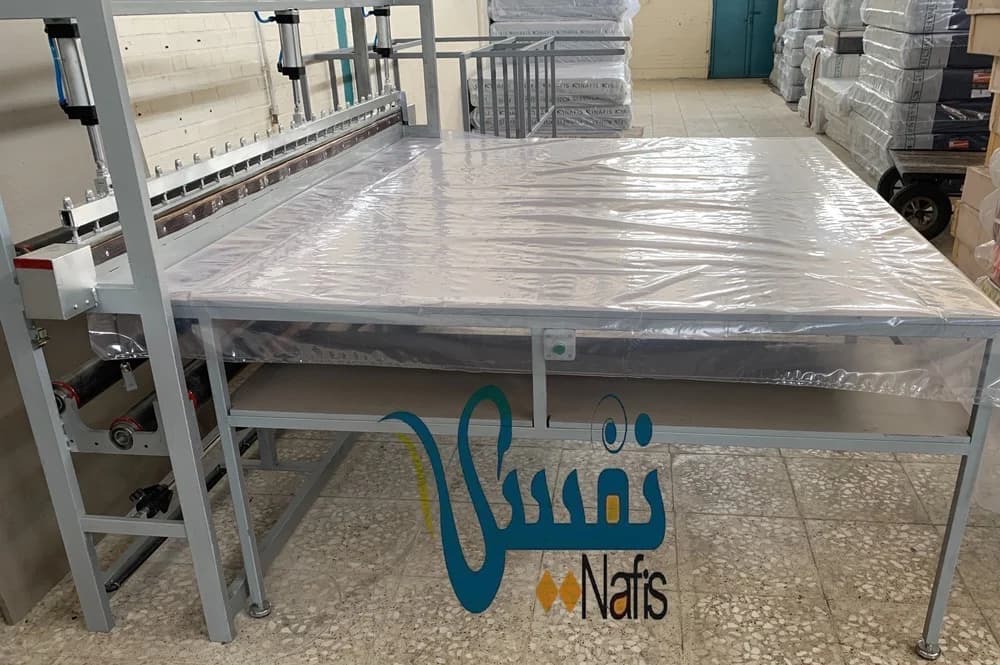 دستگاه نیمه اتوماتیک بسته بندی تشک