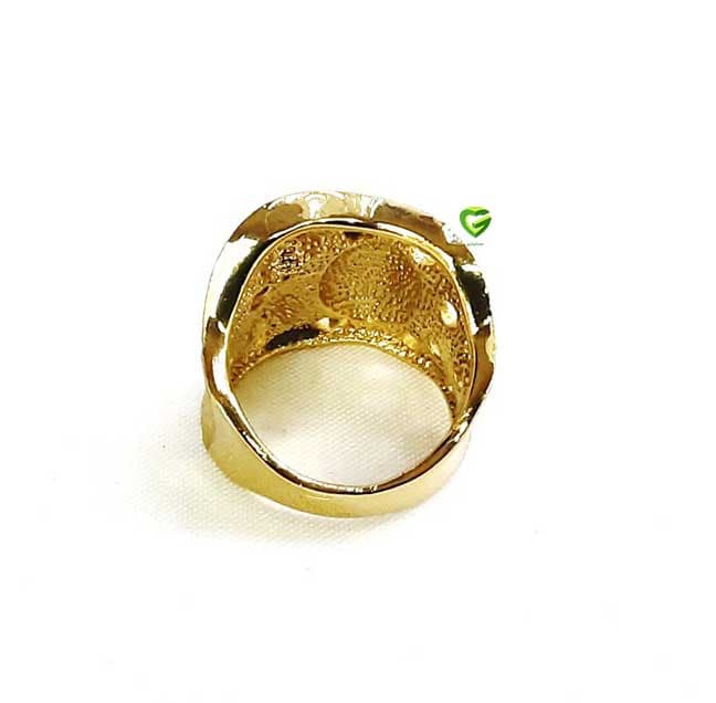 انگشترپهن زرد کد 2283 — تصویر ۴