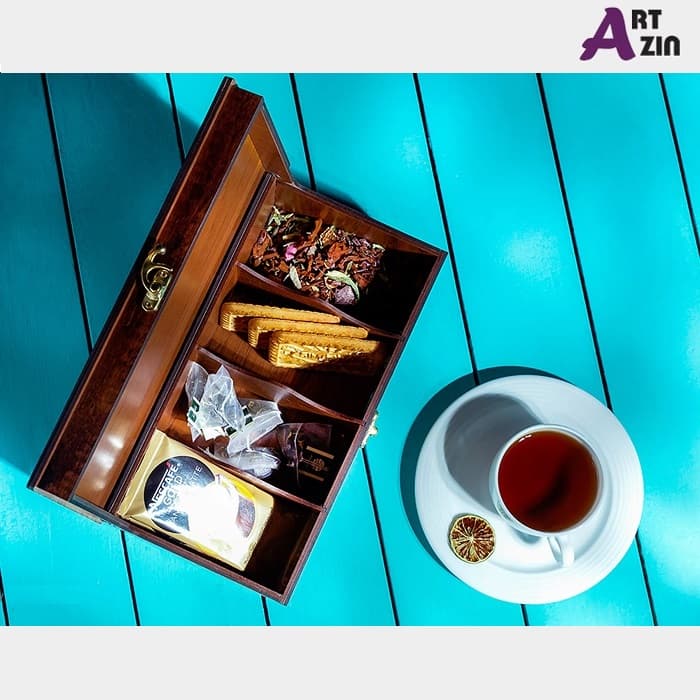 جعبه پذیرایی چوبی ام دی اف ضد خش کد: 1111 — تصویر ۷