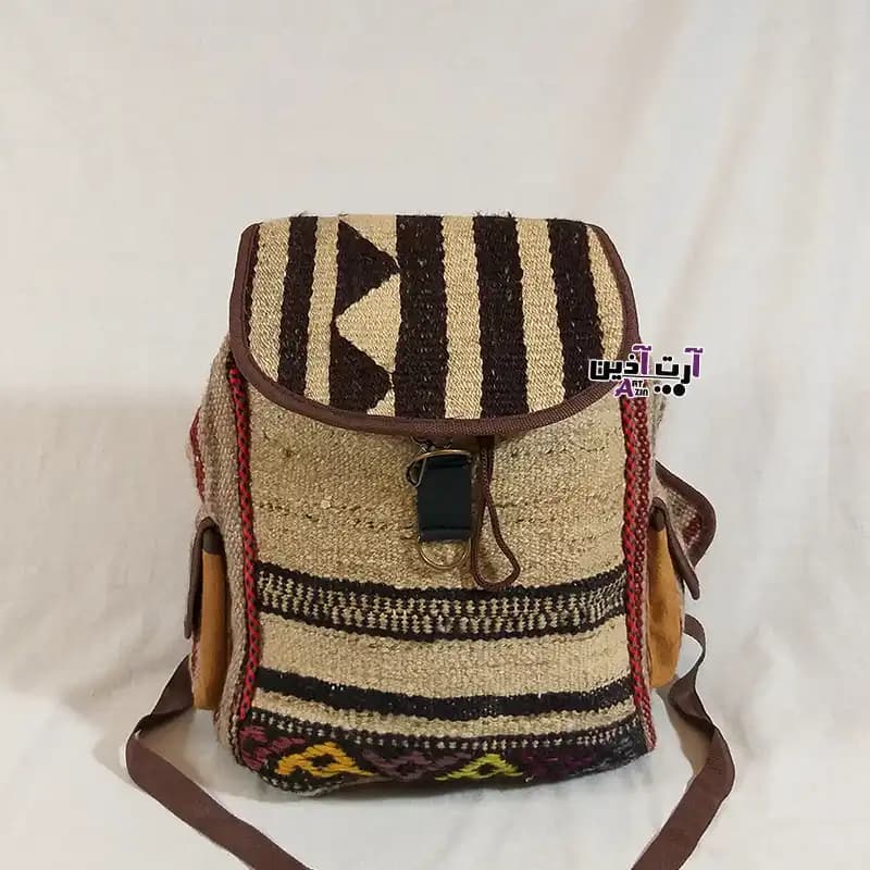 کیف گلیمی جدید سنتی و کوله پشتی دخترانه – کد : 13 – 531 — تصویر ۶