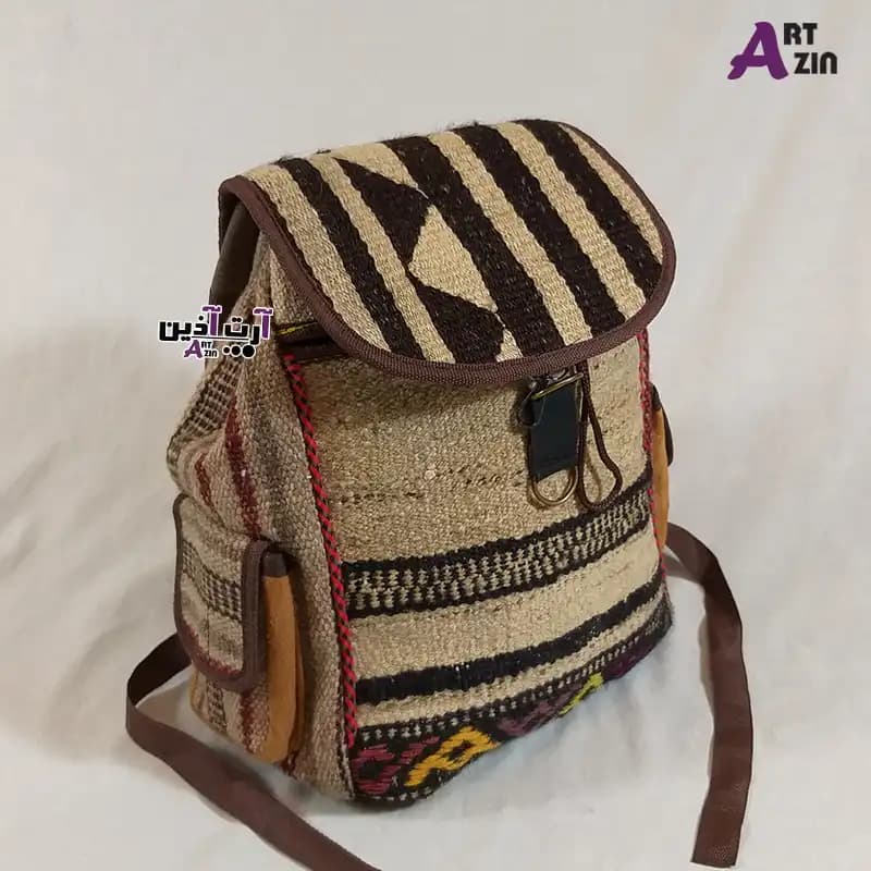 کیف گلیمی جدید سنتی و کوله پشتی دخترانه – کد : 13 – 531