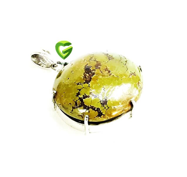 آویز نقره فیروزه کد2256 — تصویر ۲