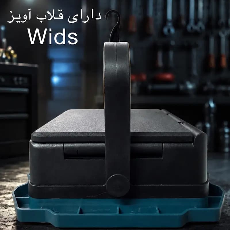 پروژکتور شارژی و خورشیدی ویدز 350 وات مدل 3PANEL SOLAR — تصویر ۶