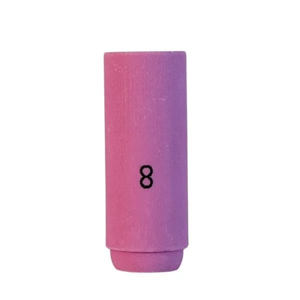 سرامیک تورچ آرگون سایز 8 مدل W-187-C8 بسته ده عددی