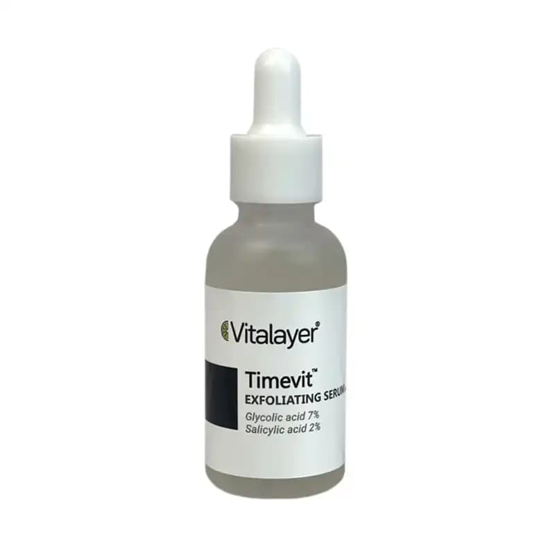سرم لایه بردار گلیکولیک اسید %7 Timevit ویتالیر 30 میلی لیتر