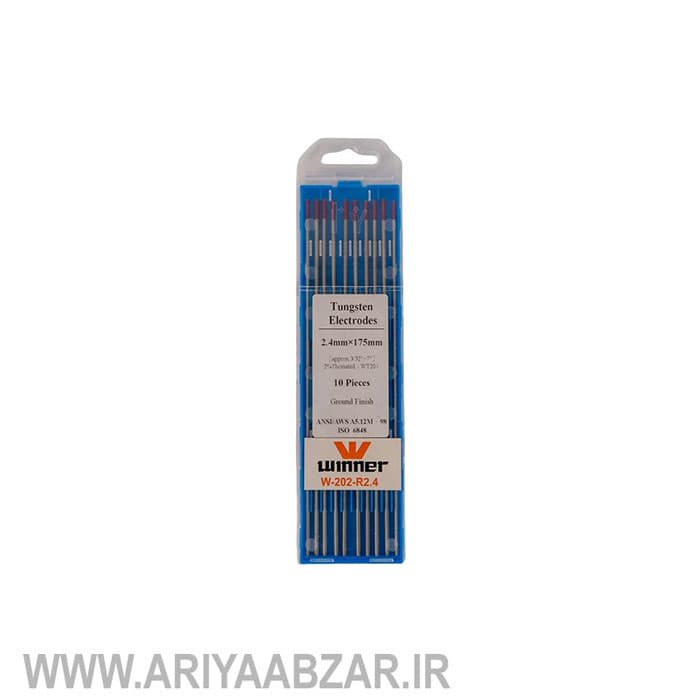 تنگستن جوشکاری آرگون قرمز سایز 2.4 مدل W-202 — تصویر ۲